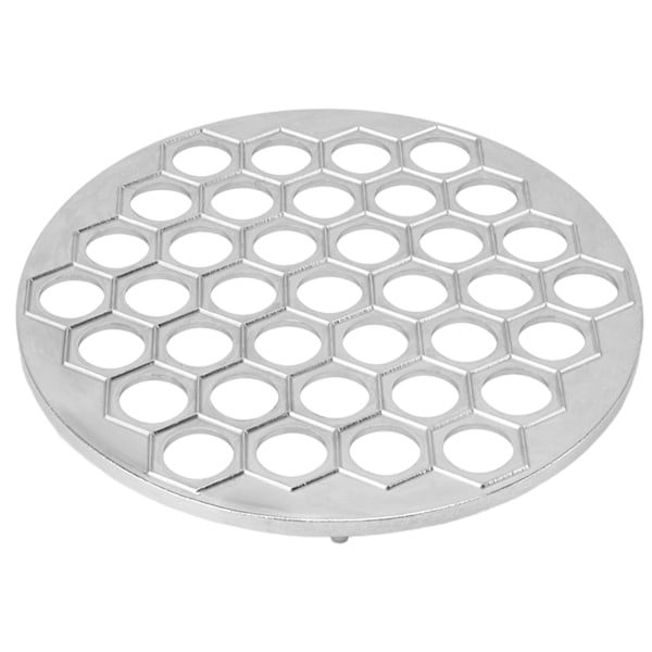 Rysk Ravioli Maker Degknyten Form Aluminiumlegering Pelmeni Maker Form Pelmeni Kött Degknyten Maker 37 Hål Silver