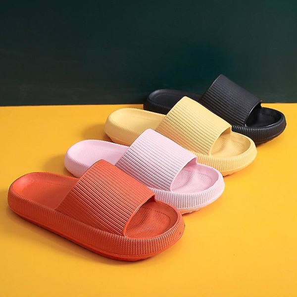 Sommar- Eva Soft Sole, Tjock Plattform, Anti-slip Leisure, Slide Sandaler orange 40-41(260mm)