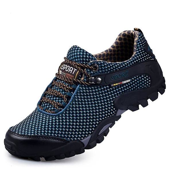 Andas lätta Flats Casual Sneakers Blue 8