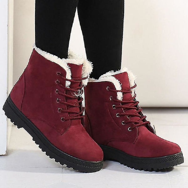 Vinterkängor för kvinnor E03wine red gen 7