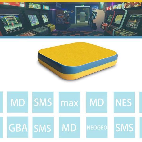 Retrospelkonsoler Kompatibla med HDMI 4K-utgång Konsoler med Spelkontroll Kylande Fäste Minneskort 110?240V