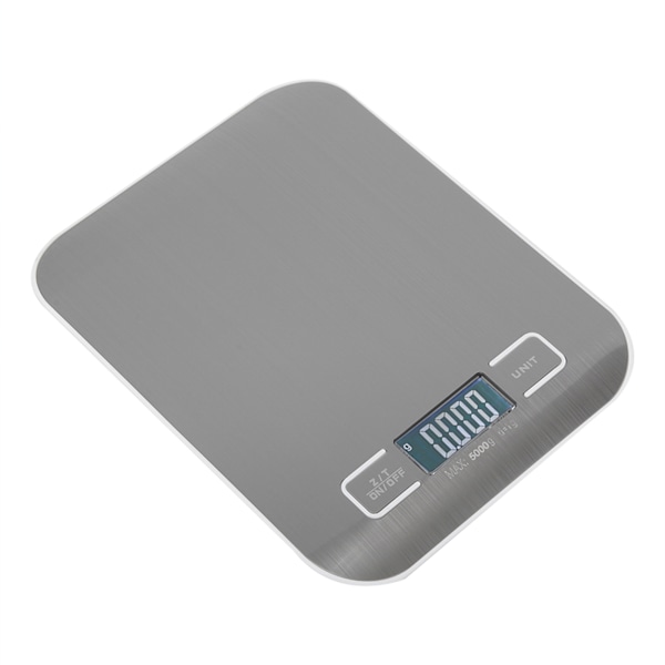 Elektronisk Touchknapp Våg Balans Mätverktyg Mat Köksvåg Digital Våg 5kg