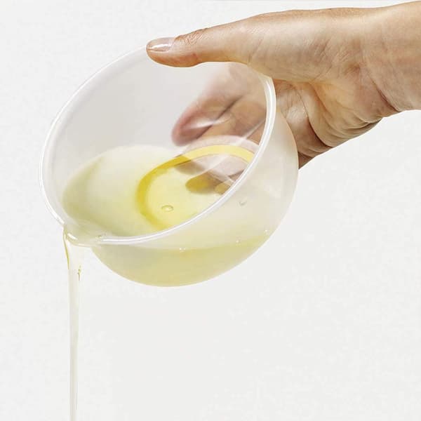 Äggseparator Kök Äggula och Vita Separator med Uppsamlingsskål