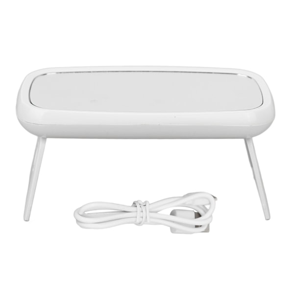 Liten Nagellampa Spegeldesign USB-Laddning Portabel Mini UV LED Härdningslampa med Fällbart Ställ för DIY Manikyr