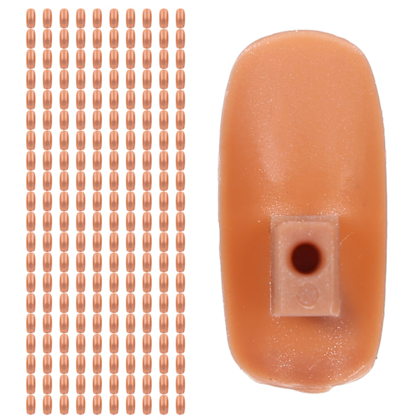 300 st Nagelspetsar Akrylnaglar för Träningsövning Hand DIY Konst Salong Verktyg