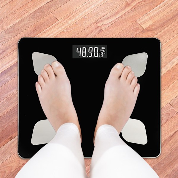 BT Kroppsfettvåg Digital Badrumsvåg med Smartphone App BMI-våg
