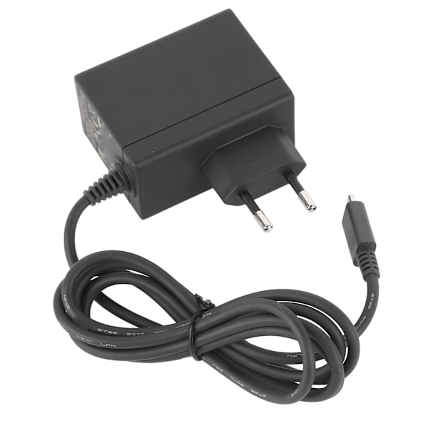 AC Adapter Laddare Snabbladdning USB C Kabel Spelkonsol Strömförsörjning Laddare för Switch EU-kontakt 100?240V