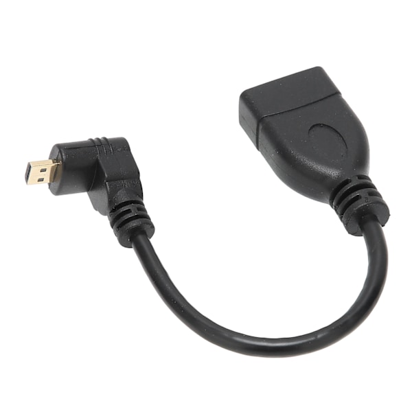 HD Multimedia Interface till Mini HD Multimedia Interface Kabel 90 Grader för Ljud Dator