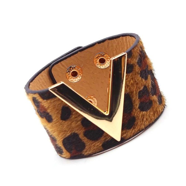 Fashion Leopard Charm Läderarmband U