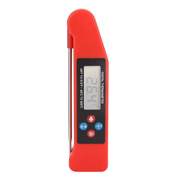 Vikbar Digital Röstdisplay BBQ Grill Kötttermometer Kök Matlagning Mat Termometer