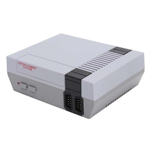 Mini 8-bit Retro TV-spelkonsol med stöd för två spelkontroller, TV-utgång, 110-240V US-kontakt