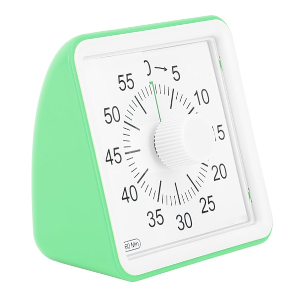 Visuell Timer Tyst Tyst Räkning 60 Minuter Nedräkningstimer för Studenter Kök Grön
