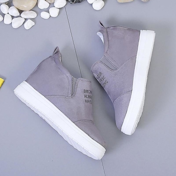 Dam Loafers, Creepers Plattformsskor för kvinna Silver 10