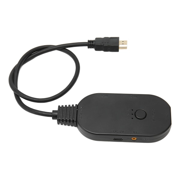 3 i 1 Ut HD Multimedia Interface Switch 4K 60Hz 3 Port Video Switch med Fjärrkontroll