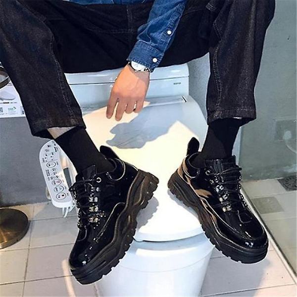 Herr Plattform Chunky Andningsbara Bekväma Sneakers 9