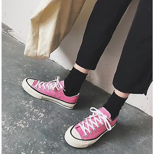 High Top Casual Shoes, Casual Sneakers pink low 12