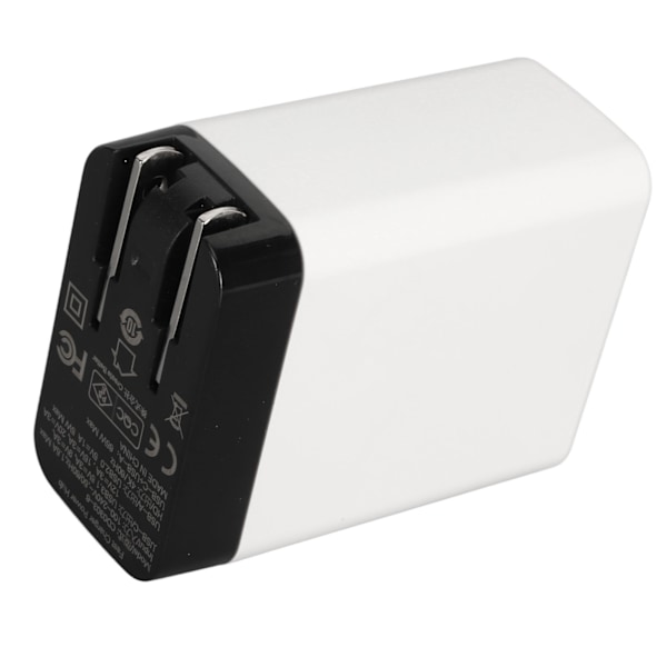 Bärbar Dockningsladdare Adapter 3 i 1 Snabbladdning HD Multimedia Interface PD 65W USB C Laddare för Switch OLED 100?240V Svart Vit EU-kontakt