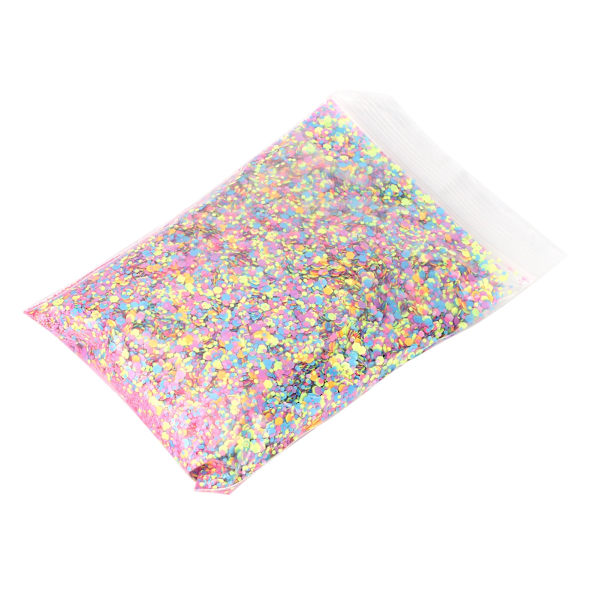 50g Blandade Färger Glitter Hexagonal Form Ansikte Kropp Öga Nagelkonst Dekoration