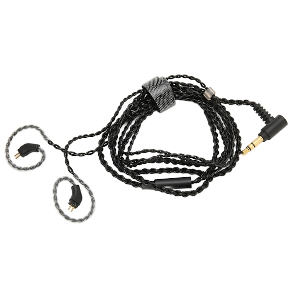 Hörlurskabel 3,5 mm Port Uppgradering 2Pin 0,78 mm Hörlurskabel Utan Mikrofon för Hörlurar