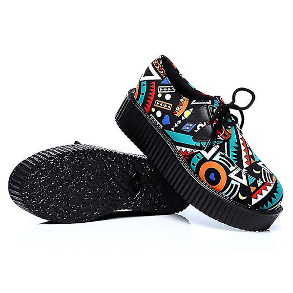 Flats-skor för kvinnor i stora storlekar Suede black 8