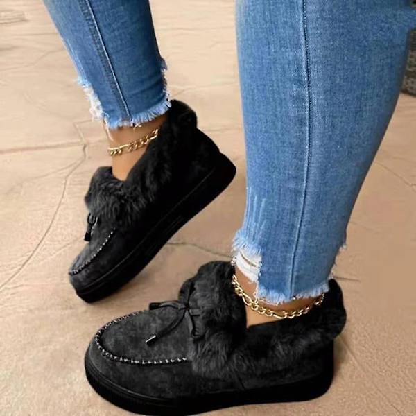 Vintervarm- Halkfria kausala lägenheter, snökängor Set-a BLACK 6