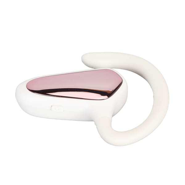 Trådlös Bluetooth-öronpropp Benledning Brusreducering Bluetooth 5.1 Ultralätt Affärsöronsnäcka Rosa