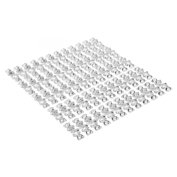 120 st Björnformade Nagel Färg Display Kort Tips Diagram Konst Övning för Manikyrister Salonger