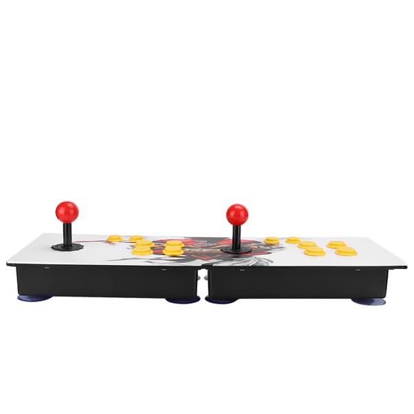 Mini Dubbel Spelkonsolkontroll USB Speljoystick Rocker för PC-dator