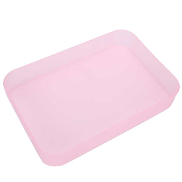 Nagelkonst Förvaringslåda Behållare Fodral Smink Organizer Hållare för Verktyg Penslar Rosa