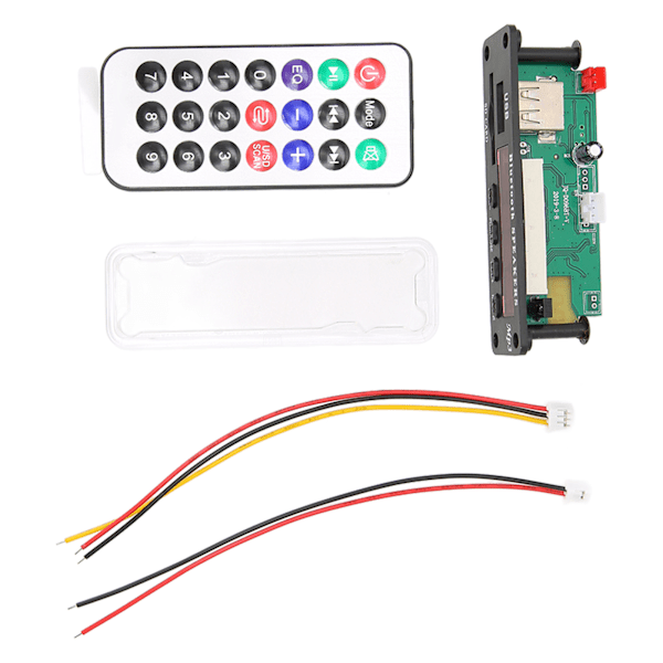 Bluetooth Dekoderkort Stöd USB-Lagringskort FM-Växling MP3 WMA Dekodningsmodul med LED-Display
