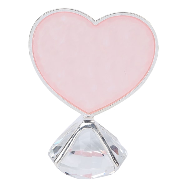 Harts Nagelkonst Palett Hemmasalong Portabel Tipp Gel Polish Färgdisplay Ställ Rosa Botten Silverram