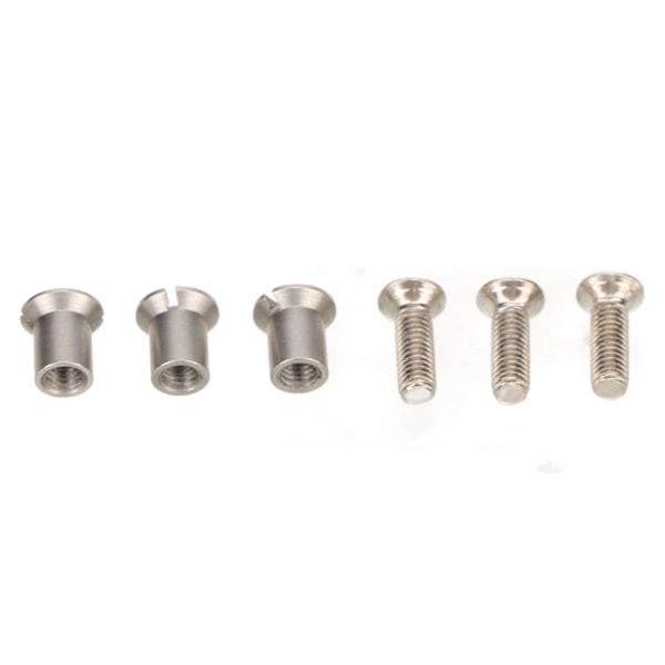 3-pack Trident Skruvsats Universal 10,5 tum x 1/4 tum NAB Nav Spolskruvsats för 3M för RMGI för TEAC för Ampex