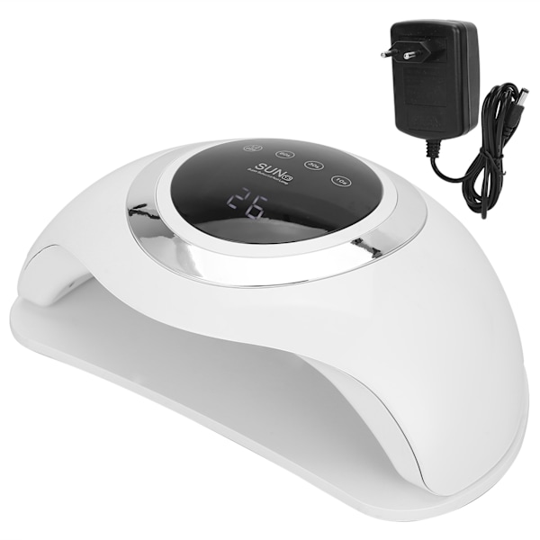 168W Gel Polish Tork Dual Light UV Nagellampa Infraröd Induktionshärdningsmaskin 100~240V EU-kontakt