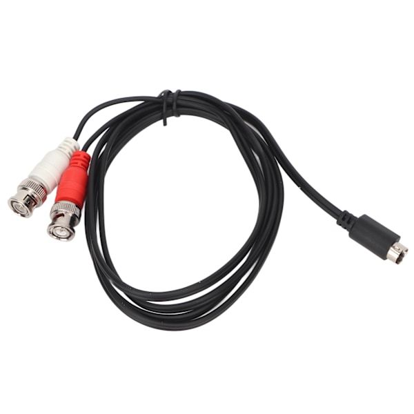 MINI DIN 4-stift till 2 BNC-kabel 1,5 m MINI DIN 4PIN hane till 2BNC hane Y-splitterkabel för Capture Card-övervakning