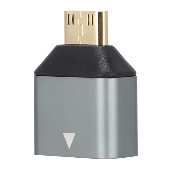 Mini HD Multimedia Interface Adapter Mini Hane till Hona Aluminiumlegering 4K HD Adapter