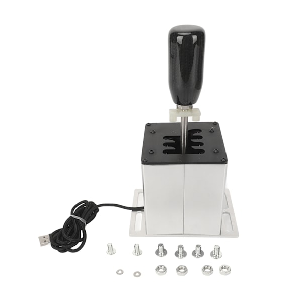 USB-simulatorväxel Pro 6+R USB-simulator H-växel för Logitech G29 G27 G25 G920 T300RS GT-rattar