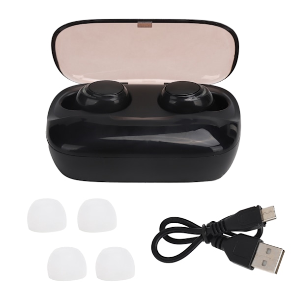 Trådlösa Bluetooth-hörlurar Vattentäta Touch-kontroll Brusreducerande Headset med Mikrofon