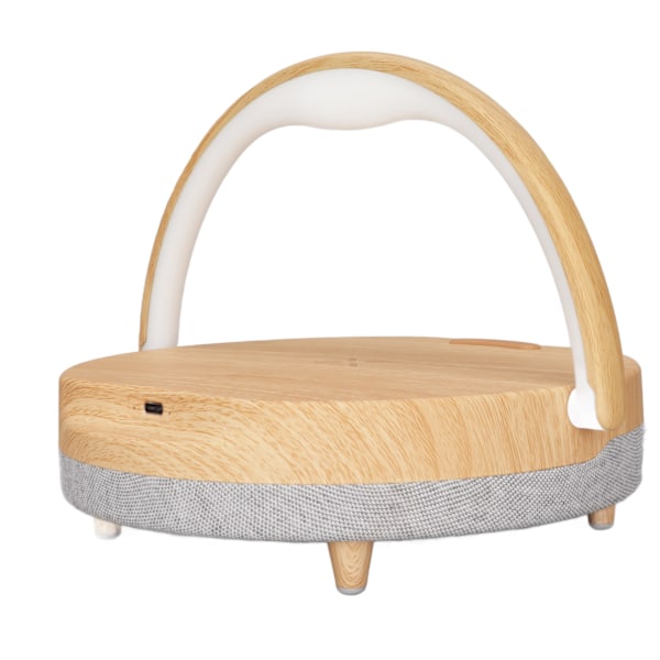 A6 Bordslampa Bluetooth-högtalare Skrivbordslampa Högtalare Trådlös Laddning Klocka 4 i 1 Touch-lampa Portabel Bluetooth-högtalare