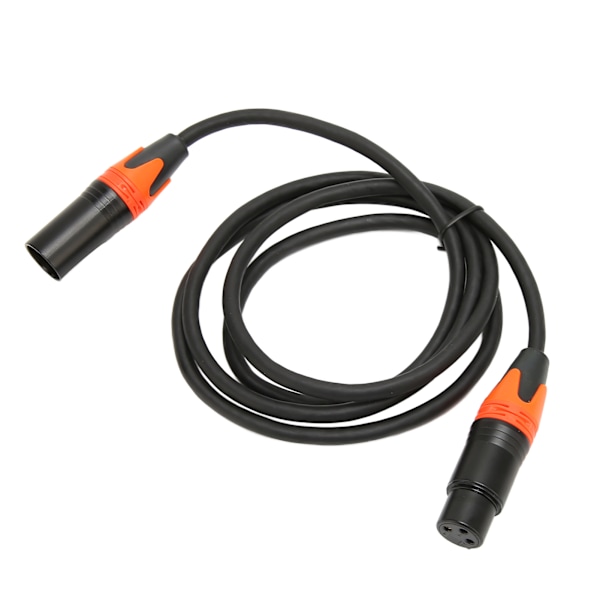 XLR Hane till XLR Hona Mikrofonkabel 1,5 Meter Plug and Play XLR Adapterkabel för Studioinspelning Live Sång