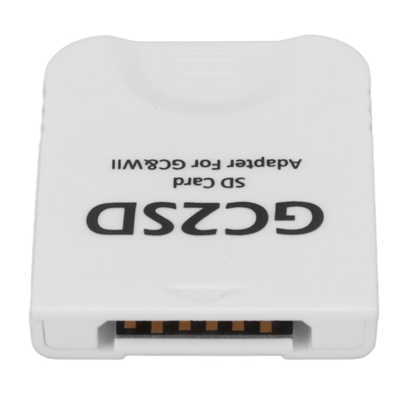 GC2SD Kortläsare Plug and Play Bärbar Professionell Spelkonsol Micro Storage Card Adapter för Wii för GC Vit