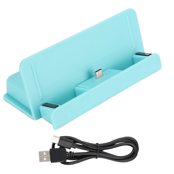 Laddningsställ för Switch Lite Mini-konsol TYPE C Laddare Speltillbehör (Blå)