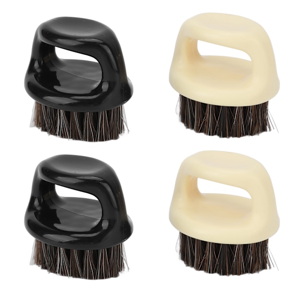 4 st Knogborste Skägg för Män Styling Mustasch Mjuka Borst Svep Manlig