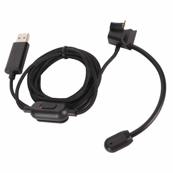 USB Ersättningshörlurskabel med 2,5 mm kontakt Ersättningshörlurssladd med knappkontroll och mikrofon för 35 II 2 meter