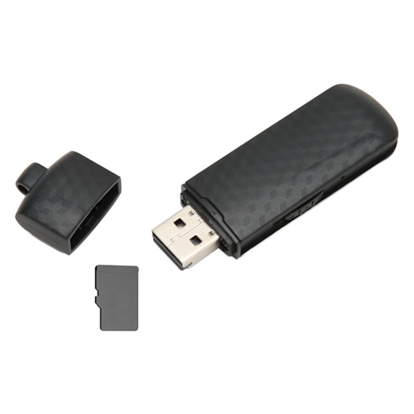 USB-inspelare HD Brusreducering Röstaktiverad Stöd för Minneskort Miniinspelare för Möte Intervju