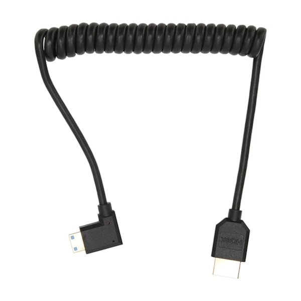 HD Multimedia Interface-kabel 8K 48Gbps Höger Vinkel Mini HD Multimedia Interface till HD Multimedia Interface-kabel
