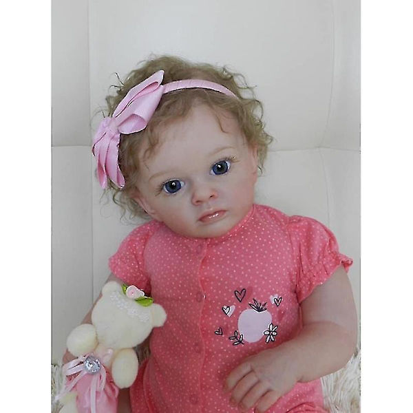 58cm Reborn Baby Doll Tutti Newborn Girl Baby Real Soft Touch 3d hudfärg med Genesis Paint Hög kvalitet handgjord konstdocka