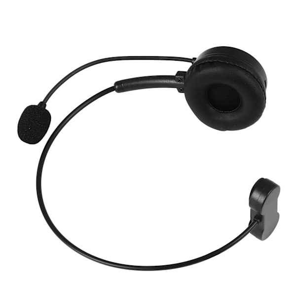 Trådlöst Mono Headset Bluetooth Brusreducerande Enkelsidig Headset med Mikrofon för Call Center Kontor
