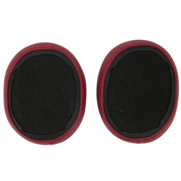 Proteinläder Ersättningsöronkuddar för Skullcandy Crusher 3.0 Trådlösa Hesh3 Öronkuddar Reparationsdelar Vinröd