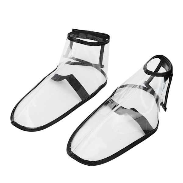 Vikbara Barberarskoskydd Återanvändbara Salong Frisör Transparent för Massagebutiker Spa L 40?45