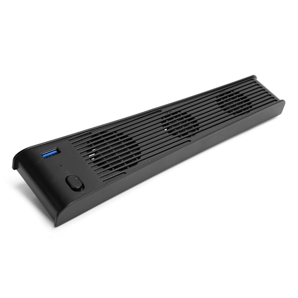 Spelkonsol Kylande Fläkt för PS5 USB-Kylare med 3 Fläktar för PS5 DE/CDROM Spelvärd (Svart)